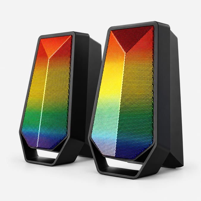 Vantage Siren+ Twin Apex RGB Dual Gaming Speakers