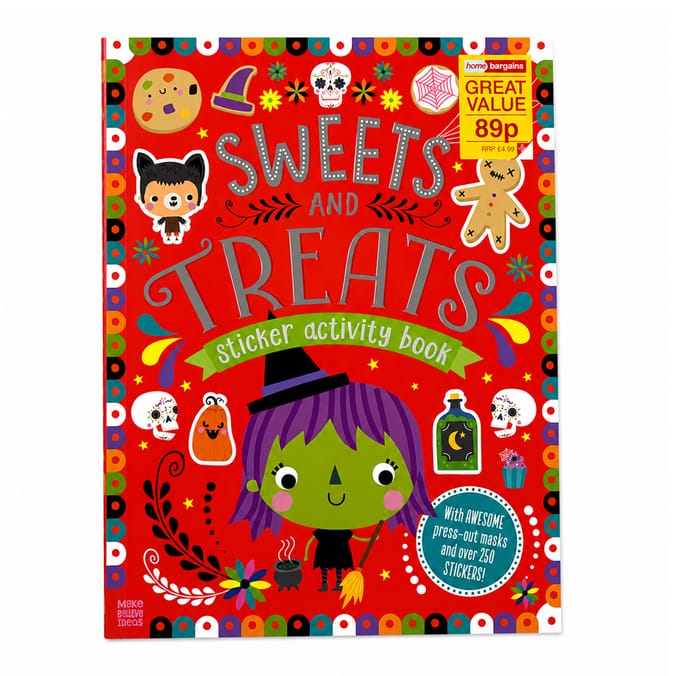 Halloween Sticker Activity Book - Sweets and Treats