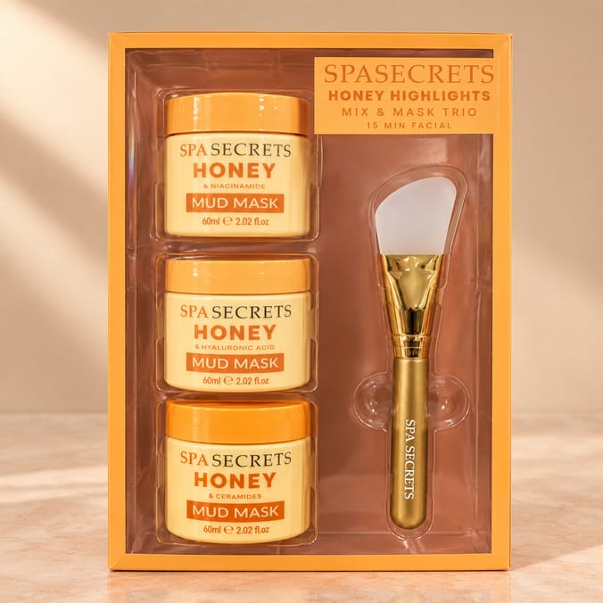 Spa Secrets Honey Highlights Mix & Mask Trio