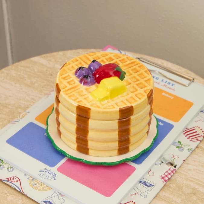 Breakfast Club Waffle Stack Scented Candle - Blueberry