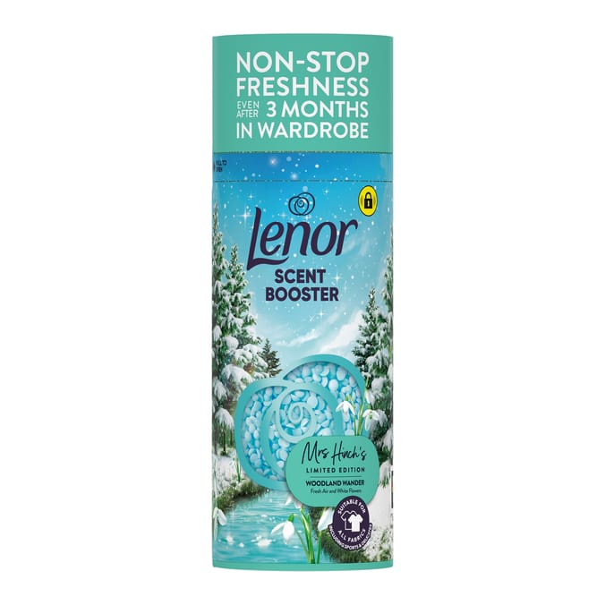 Lenor Mrs Hinch’s Woodland Wander Scent Booster 168g - Fresh Air & White Flowers
