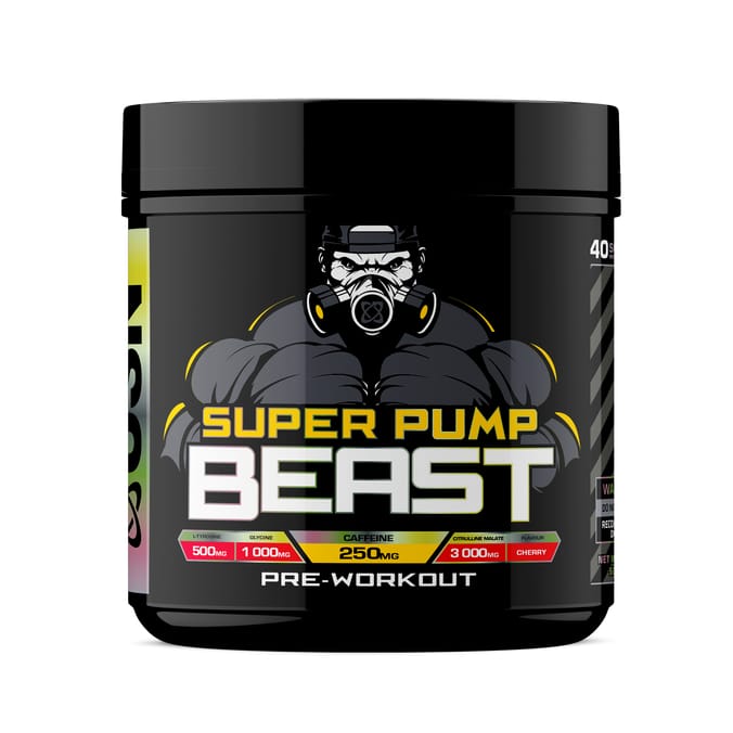 USN Super Pump Beast Pre-Workout 500g - Cherry
