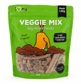 I Love My Pet Dog Mixed Treats 1.2Kg - Veggie Mix 