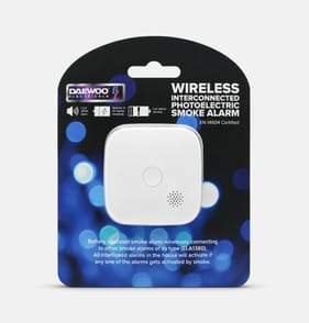 Daewoo Wireless Interconnected Photoelectric Smoke Alarm