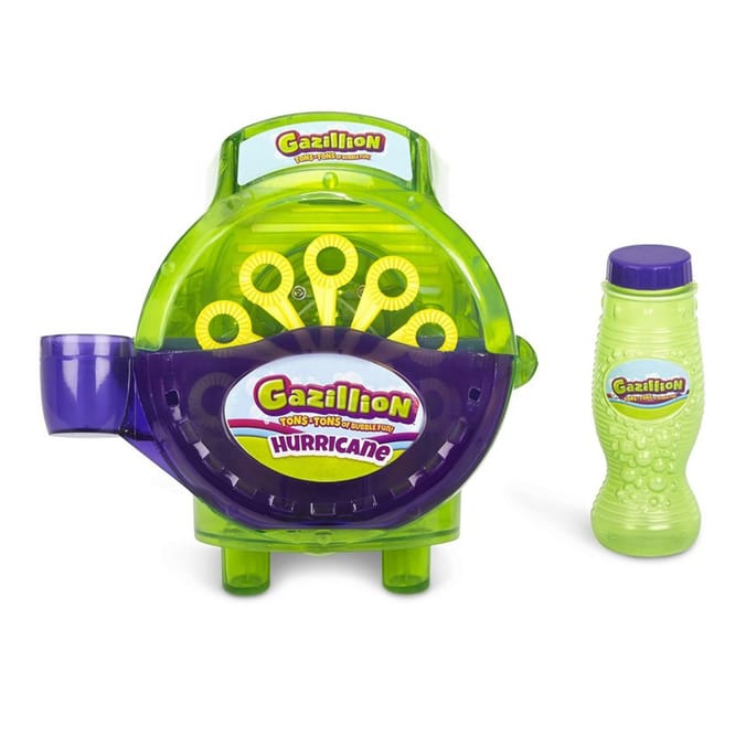 Gazillion Hurricane Bubble Machine with Bubbles 4oz 