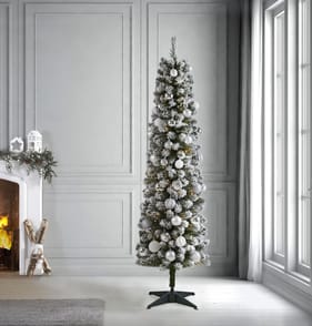 Festive Feeling Snowy Pencil Tree 6ft