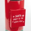 Festive Feeling Christmas Standing Metal Postbox