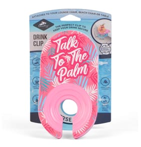 Logo Pegs Drink Clip Holder - Talk To The Palm