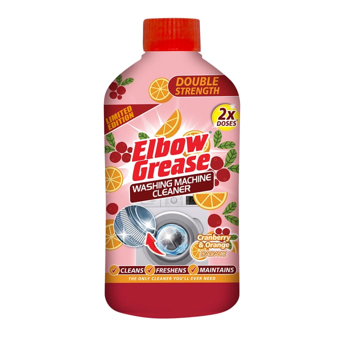 Elbow Grease Washing Machine Cleaner 250ml - Cranberry & Orange