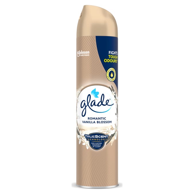  Glade Aerosol Air Freshener 300ml - Romantic Vanilla Blossom 