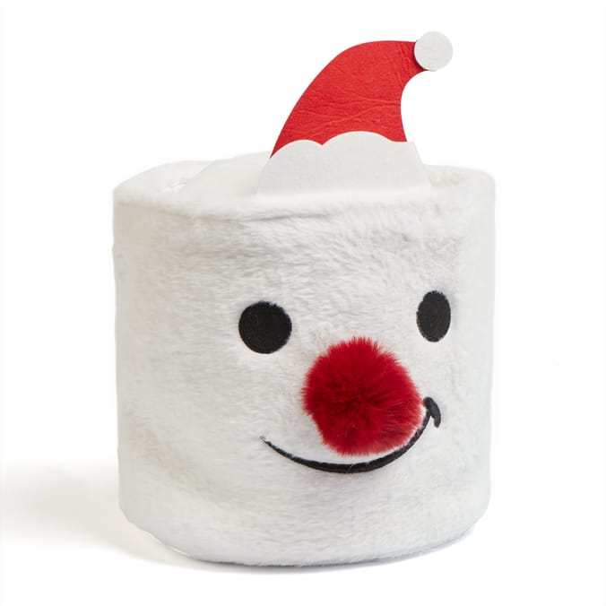 Sleigh Bells Furry Storage Basket