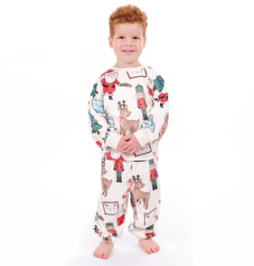 Sleigh Bells By Originals Santa & Friends Fleece Pyjamas