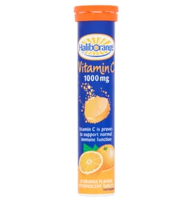 Haliborange 20 Vitamin C 1000mg Effervescent Tablets - Orange Flavour 