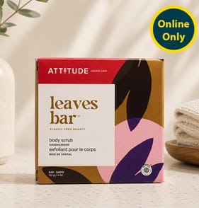 Attitude Natural Care Leaves Bar Sandalwood Body Scrub 113g