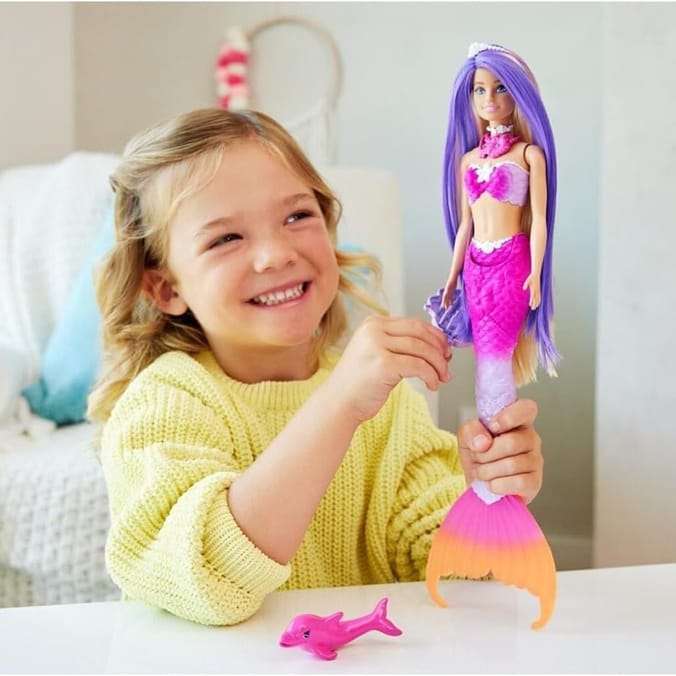 Barbie Malibu Colour Change Mermaid Doll Home Bargains