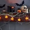 Haunted House 8 LED String Lights - Pumpkin