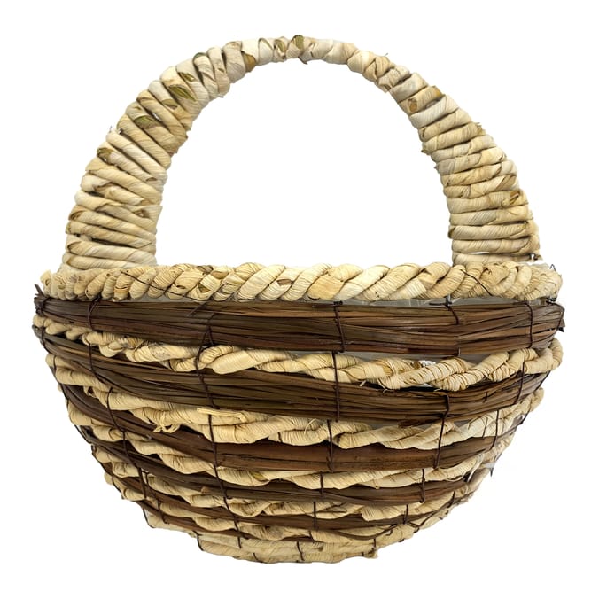 Jardin Corn Leaf Rope & Ferm Wall Hanging Basket