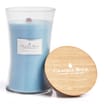 Crackle Wick Tall Hourglass Crackling Wooden Wick Scented Candle - Ocean Spray