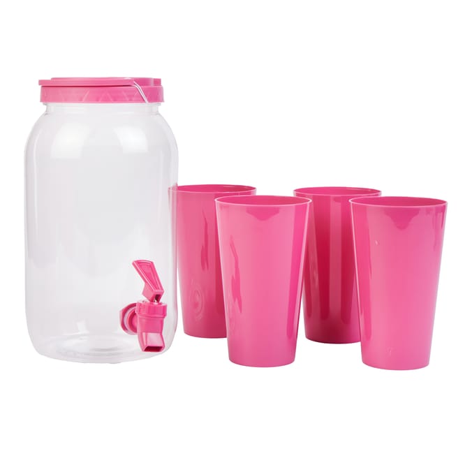 The Outdoor Living Collection Drink Dispenser with 4 Cups