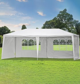 The Outdoor Living Collection 6m x 3m Party Gazebo with Windows 13kg (Approx.)