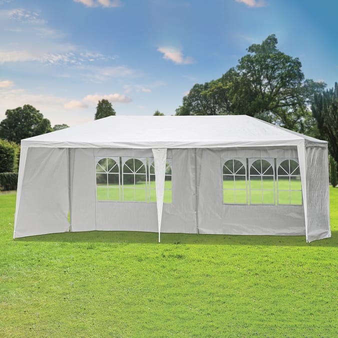 The Outdoor Living Collection 6m x 3m Party Gazebo with Windows 13kg (Approx.)