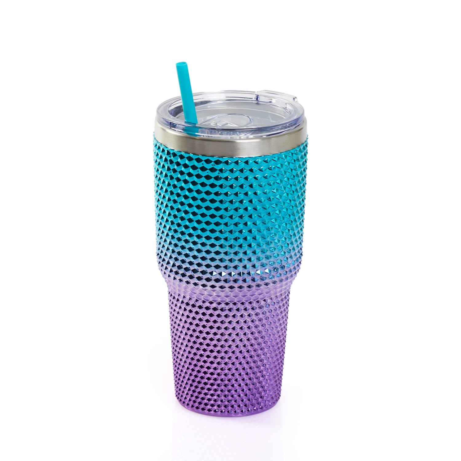 Open Kitchen Metallic Studded Tumbler Home Bargains