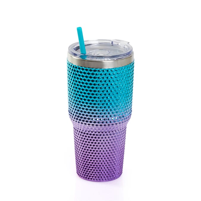 Open Kitchen Metallic Studded Tumbler