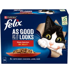 Felix As Good As It Looks Meaty Selection in Jelly 12 x 85g