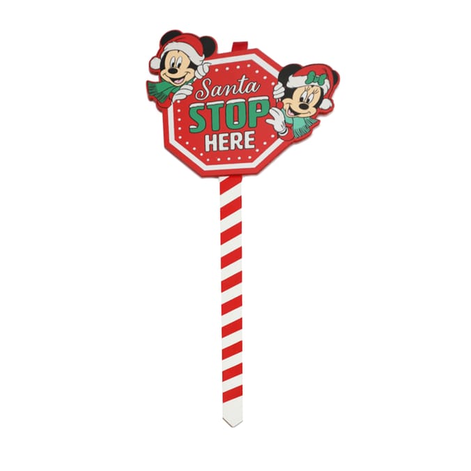 Disney Mickey And Friends Stop Here Sign