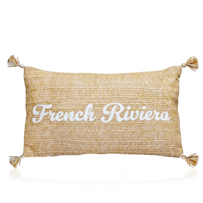 The Outdoor Edit Travellers Bazaar Summer Cushion - French Riviera