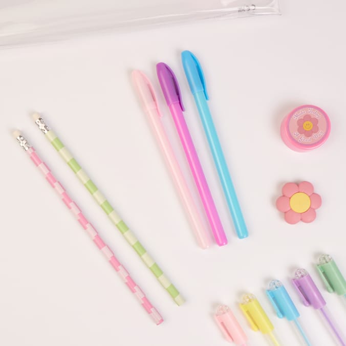 Scribble Pop Shop Stationery Wallet Flower
