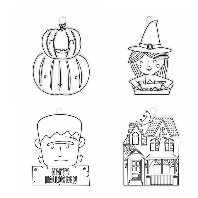 Hallow Scream Paint Your Own Suncatchers