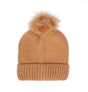 Originals Ladies Cable Pom Hat - Chestnut