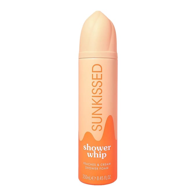 Sunkissed Shower Whip Shower Foam 250ml - Peaches & Cream   