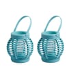 Home Collections 2 LED Lanterns - Blue