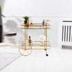 Home Collections Gold Effect Drinks Trolley