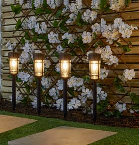 Firefly 4 Pack Filament Bulb Solar Lights