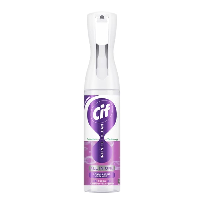 Cif Infinite Clean All in One Cleaner Spray 250ml - Lavender & Eucalyptus