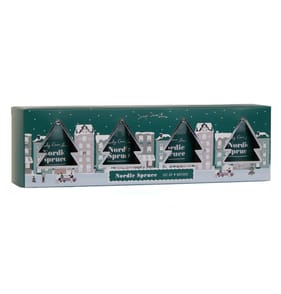 Candy Cane Lane Votive 4 Pack - Nordic Spruce