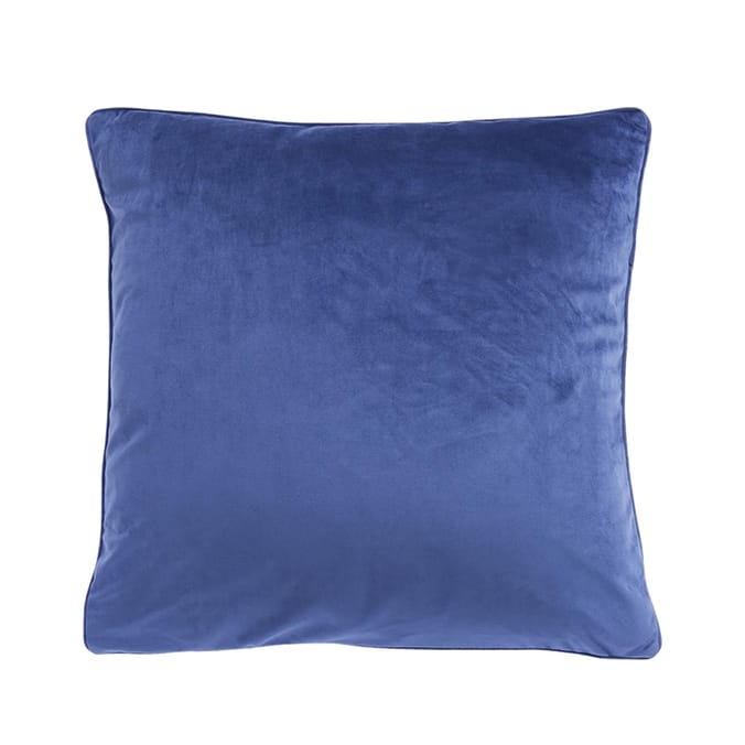 Home Collections Feathers Large Velvet Cushion - Navy
