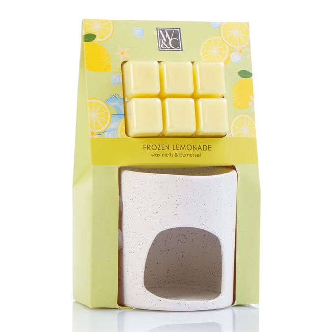 Wickford & Co Wax Melts & Burner Set - Frozen Lemonade 