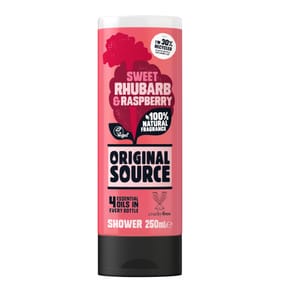Original Source Shower Gel 250ml - Rhubarb & Raspberry Vegan