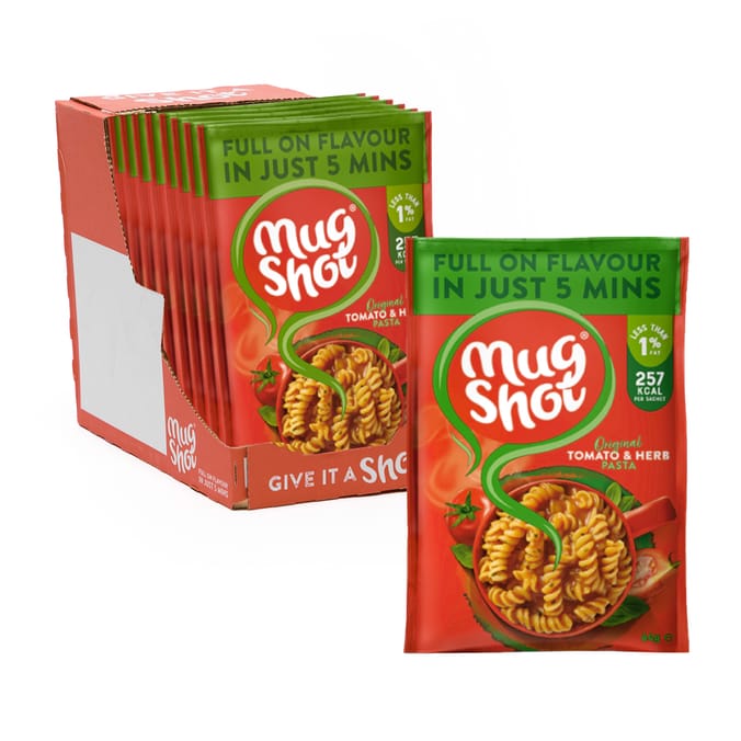 Mug Shot Original Tomato & Herb Pasta 64g x10