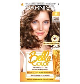 Garnier Belle Color Permanent Hair Dye - 6 Natural Light Brown