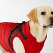 My Pets Dog Coat with Adjustable Harness Red 