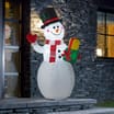 Prestige 5ft Light Up Inflatable Snowman
