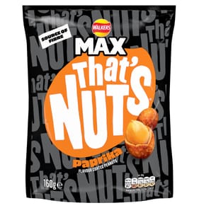 That’s Nuts Walkers Max Paprika Sharing Coated Peanuts 160g