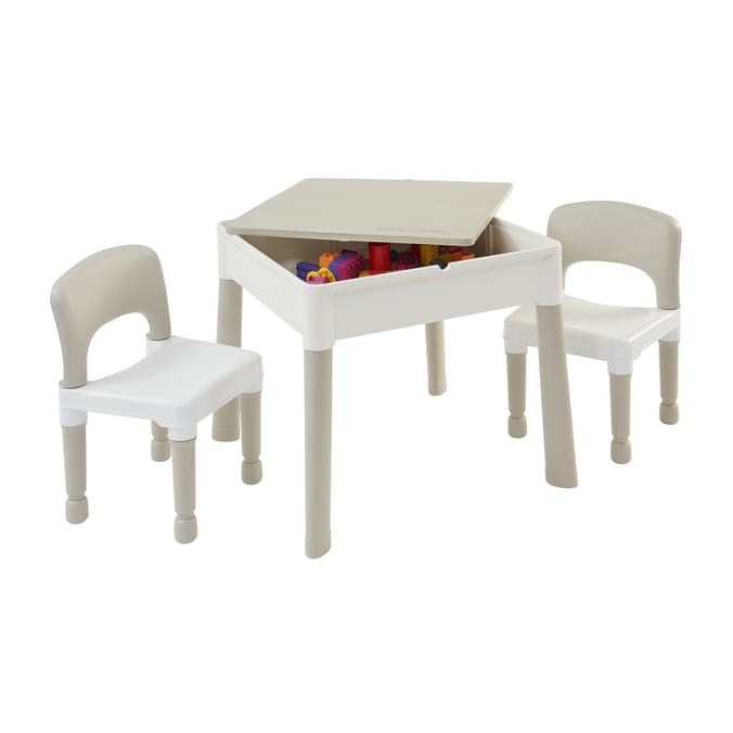 Liberty House Toys Kids 5-in-1 Activity Table and Two Chairs Set