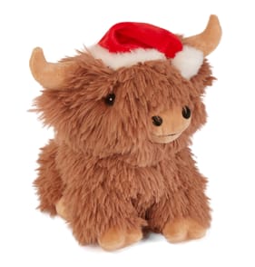 The Lifestyle Edit Christmas Highland Cow Door Stop 