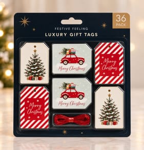 Festive Feeling Luxury Gift Tags 36 Pack